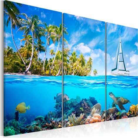 Tableau Imprimé "Vacances Ensoleillées" 60 x 90 cm (1/2)