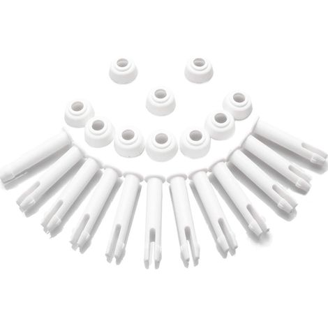 12 Kunststoff-Poolstifte und 12 Dichtungen, für Intex runde Metallpools 13'-24' und Intex rechteckige Metallrahmenpools, Intex 28270-28273 (5,5 cm/2,16 Zoll) (1/5)