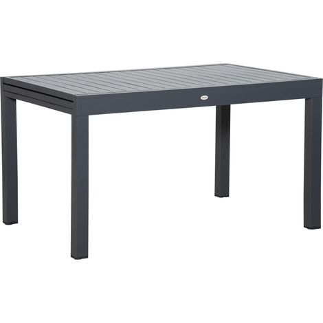 Tavolo Allungabile da Giardino 135-270x90x75 cm in Alluminio Grigio (1/5)