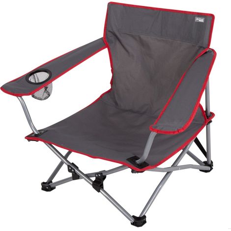 Aktive 63060 Silla Plegable Baja de Aluminio Gris (1/5)