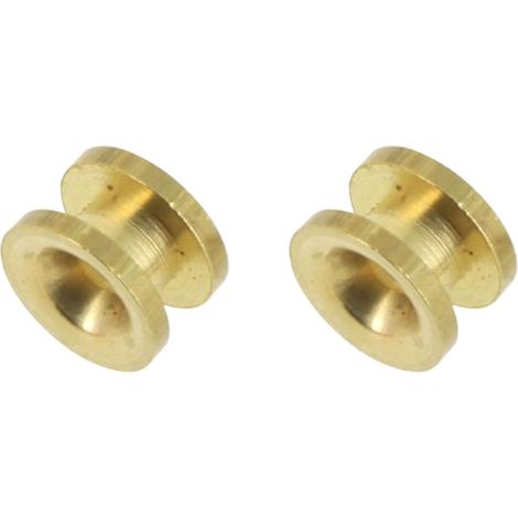 Cyclingcolors – Fil pour débroussailleuse 2x – Œillet laiton – Diamètre 11 mm, intérieur 4 mm, hauteur 9 mm – Pour coupe précise et durable (1/2)