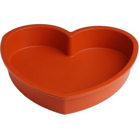 Pavoni stampo cuore cm 24x20x3,5 resistente da - 40 °+ 280°