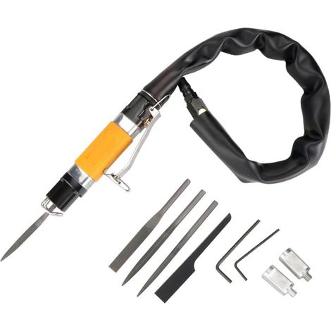 Kit de micro-meuleuse pneumatique Lime Pneumatique/air De Qualité Lime Alternative Meubles En Bois Outil De Polissage Lime Machine De Polissage Espace Étroit En Bois(AF5A Dual Use) (1/5)