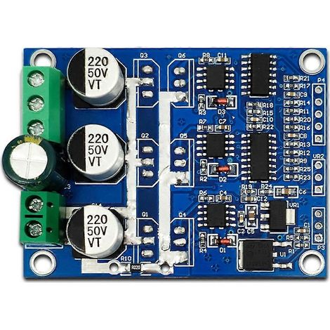 Carte de commande pour moteur à effet Hall sans balais 12-37 V CC 5 A - Module de commande de vitesse avant/arrière (1/5)