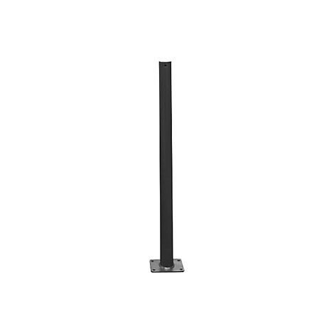 Poste barrera  Ø 60 mm  hierro micáceo  para atornillar  sin