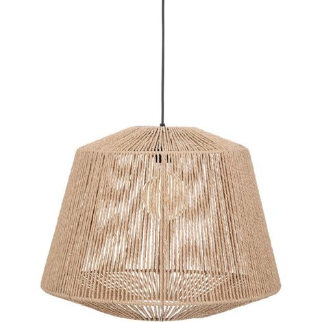 Lampe Suspension Design "Jily" 48cm Beige (1/4)