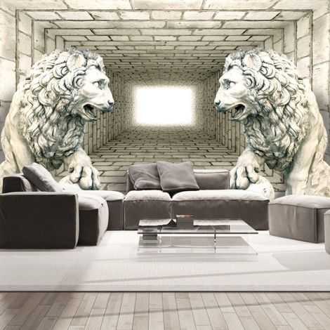 Papier Peint "Chamber of Lions" 105 x 150 cm (1/2)
