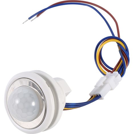 1 Pièce Interrupteur Détecteur de Mouvement Infrarouge Automatique pour Lampe LED Maison Mur et Plafond (1/5)