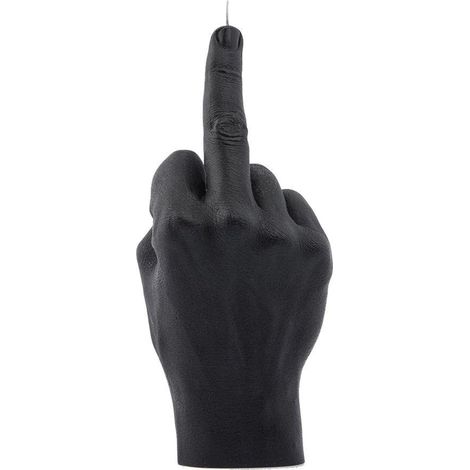 MIDDLE FINGER CANDLE : Bougie Parfumée et Originale en Forme de Doigt d'Honneur Noir
