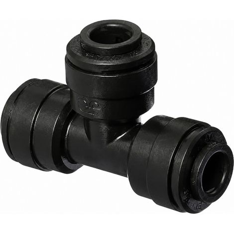Té égal acétal noir diamètre 15mm.