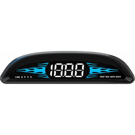 Auto Neues OBD-Tachometer HUD Head-Up-Display B2 Multifunktions-Autodiagnosedetektor Tachometer Sicheres Fahren, Schwarz