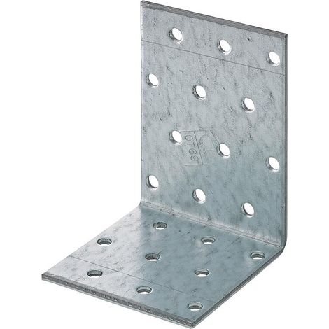 Equerre d'assemblage perforée 60x60x100x2,5 mm