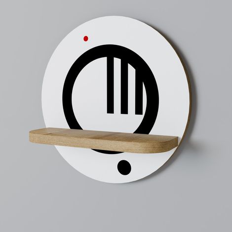 Mensola rotonda MINIMAL DOTS (1/5)