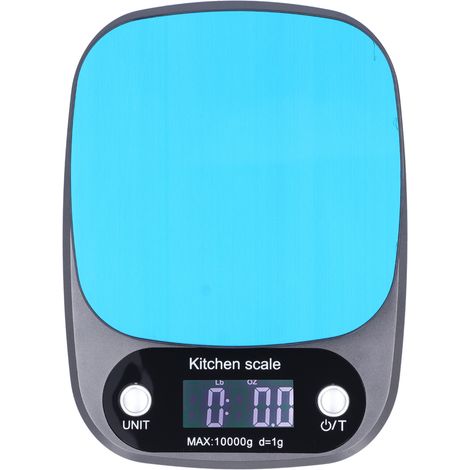 Elektronische Küchenwaage (10 kg) mit Timer für Backen, Kaffeezubereitung und medizinische Zwecke (1/5)
