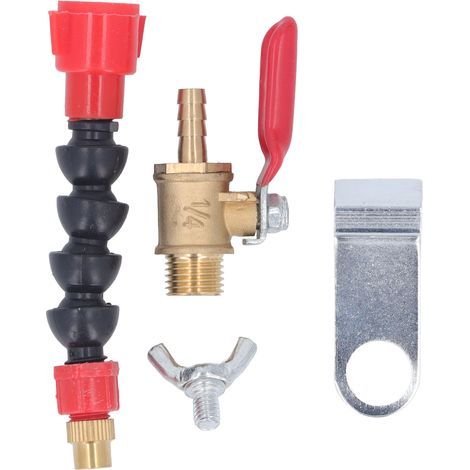 Machine de découpe, dépoussiéreur, pulvérisateur d'eau, meuleuse d'angle multifonctionnelle, système de brumisation pour le refroidissement et l'irrigation (1/5)
