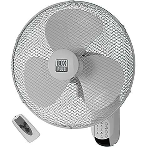 VENTILADOR PARED Ø40CM 50W CON MANDO BLANCO, ASPAS TRANSPARENTES - RW-40AR (1/2)