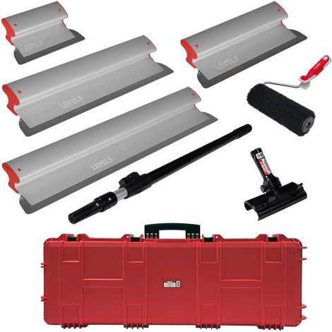 LEVEL5 Flächenspachtel Set Koffer Trockenbau 5-550