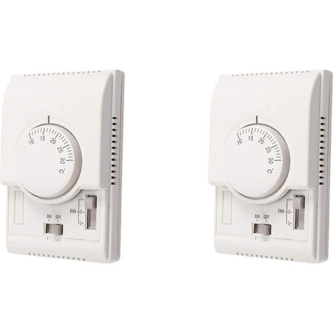 2X T6373A1108 pour thermostat de climatisation centrale Honeywell, panneau de commande mural simple pour air froid (1/5)