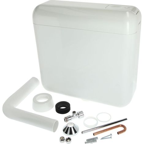 Réservoir de chasse d'eau Pagette Ecotop pargamon, 6-9 litres