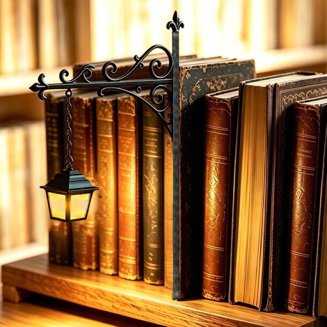 Lanterne de Bibliothèque Décorative pour Bibliothèque (1/5)