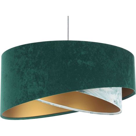 Suspension galaxy asymetric - Vert anglais, or, multicolore (1/5)