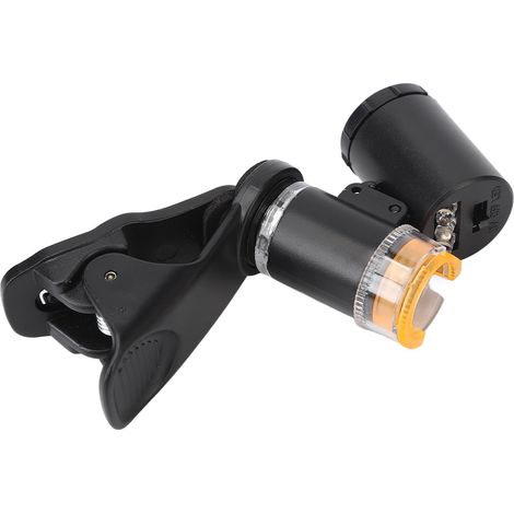 Loupe de Poche 60X avec LED pour Smartphone, Microscope à Clip pour Bijoux, Antiquités, Artisanat et Réparations - Éclairage Intégré, Compact et Portable (1/5)