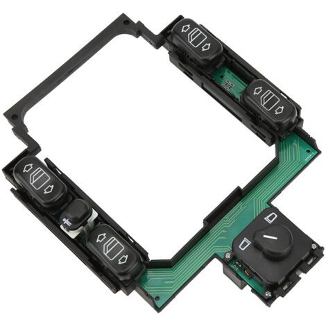 QORVA-Bouton de commande de lève-vitre électrique côté conducteur 2028208210, compatible avec Mercedes-Benz C36 AMG 1995-1997 (1/5)