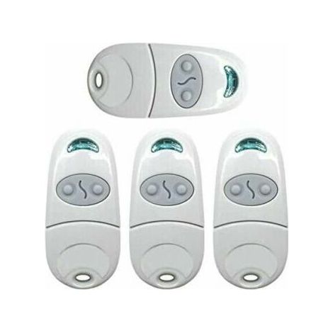 Top 432NA/432EE/432 EV/432M (4, White) Universal Gate Remote Control, PingGoo Garage Door Opener Remote Control, Portable Key Fob Transmitter, Garage Door Remote Control for Came (1/3)