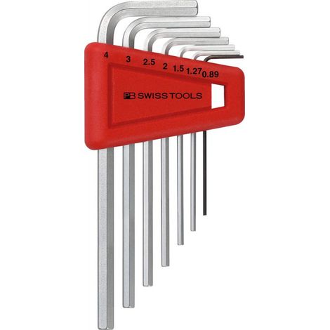 Juego de llaves Allen en soporte de plástico 7 unidades 089-4mm PB Swiss Tools