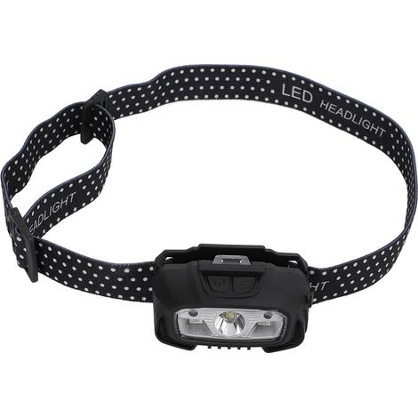 Lampe frontale LED XPG à capteur de lumière puissant, idéale pour le camping et la pêche, avec lumière rouge. (1/5)