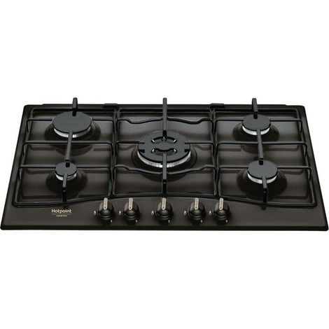 Plaque de cuisson gaz 5 foyers 75cm – Brûleurs haute puissance – Acier inoxydable – Pour cuisine professionnelle