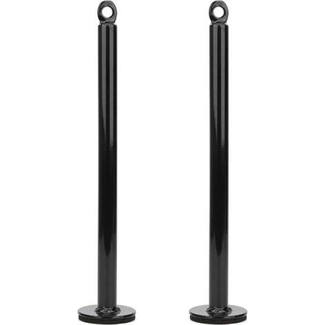 2X Gym Weight Pin Loading Rack Fitness Poulie Cable System Attachment Dumbbell Barbell Rack Holder pour Weight Lift-B (1/5)