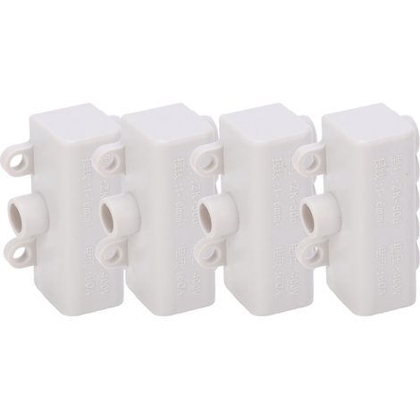 4 pièces Répartiteur principal haute puissance en forme de T, bornier de câblage, connecteur industriel 400 V 60 A (1 entrée 4 sorties (ZK-506))