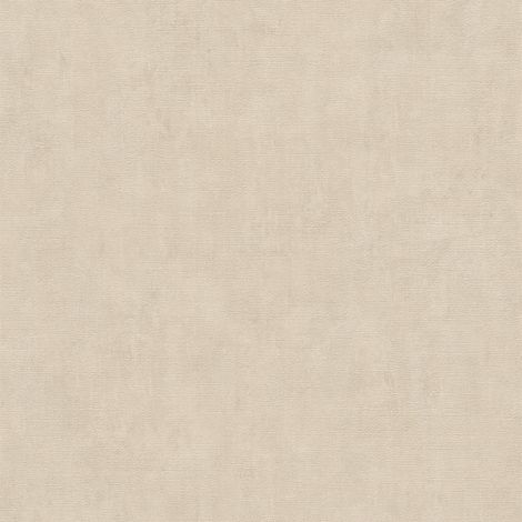 Papier peint intissé couloir & cuisine | Papier peint beige crème uni chambre adulte & salon | Tapisserie unie beige crème bureau - 10,05 x 0,53 m (1/3)