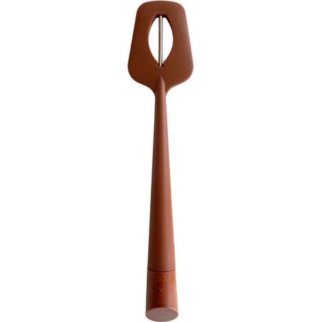 Thermomètre Cuillère Portable Grattoir en Silicone Longue Spatule Numérique Thermomètre Alimentaire pour Chocolat, Crèmes, Sauces, Confitures et Sirops Lecture instantanée (1/5)