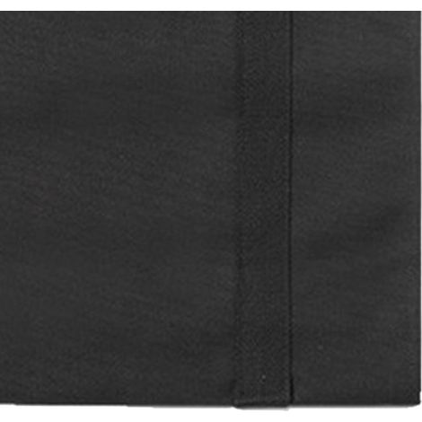 Schwarze Brennholztragetasche, Doppelgriff, seitliche Öffnung, großes Fassungsvermögen, robust und langlebig, aus Oxford-Gewebe, originelle Holzaufbewahrungstasche. (1/4)