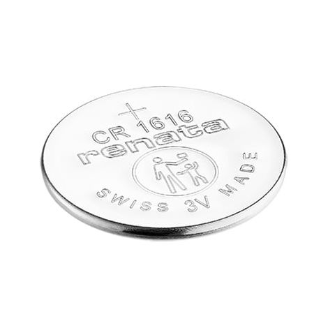 Renata / Swatch Group - Pile bouton lithium blister CR1616 RENATA 3V 50mAh