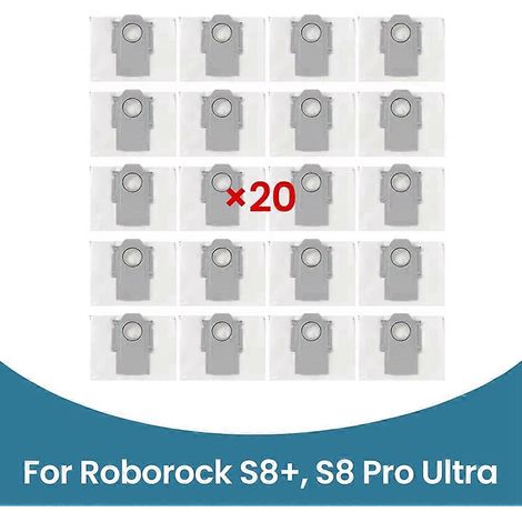 Sac à poussière pour aspirateur robot Roborock Q7+ et Q7 Max+ (modèle Stone Sweeper). (1/5)