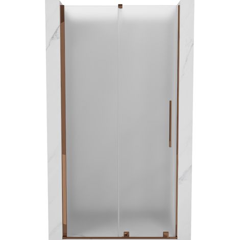 Mexen Velar Schiebetüren 100 cm, Mattglas, Roségold - 871-100-000-31-60 (1/5)