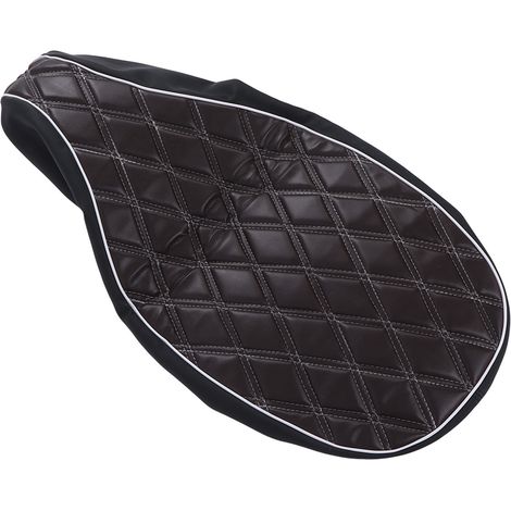 Housse de selle de rechange en cuir pour Vespa 125/150 Sprint Fast Ts Super Vbb Vba Vnb GTR GlBrown (1/5)