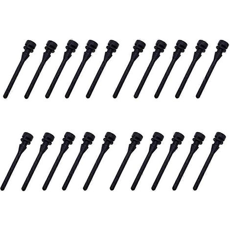 20 vis de fixation en caoutchouc pour ventilateur PC, insonorisantes et anti-vibrations, avec supports en silicone multicolores. (1/5)
