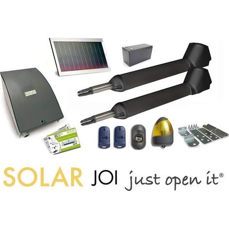 SW7000T SOLAR automatisme kit motorisation DUCATI HOME pour portail battant Solaire 100% sans fil ouvre portail