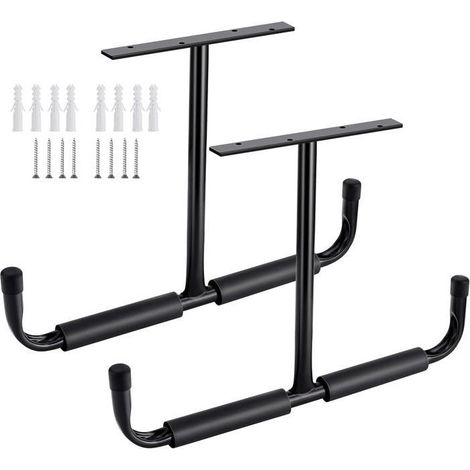 Online Store - Crochet de rangement de plafond de garage en acier, support de rangement robuste pour bois suspendu, vélos, outils, bois, système (1/5)