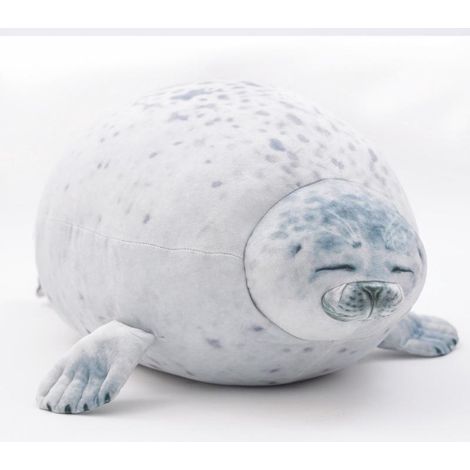 Coussin phoque en peluche pour aquarium, créature marine, cadeau d'anniversaire ou de Noël, 40 cm (1/5)