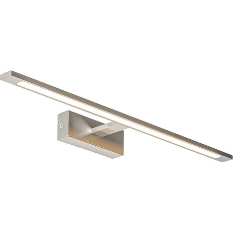 QAZQA Wall Light Steel 62 cm Incl. LED IP44 - Jerre