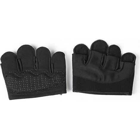 Guanti da allenamento sportivo Resistenti e antiscivolo, ideali per sollevamento pesi e allenamento fitness 1 paio, neri, taglia M (1/5)