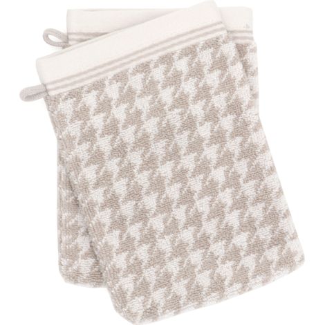 Gant de toilette PIED-DE-POULE