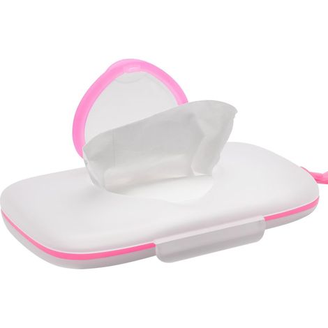 Lot de 1 conteneurs portables pour lingettes humides pour bébé rechargeables pour voyage, maison, bureau, voiture (1/5)