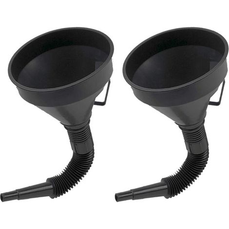 Pezzi Grande Imbuto per Benzina Flessibile in Plastica Imbuto per Filtro Olio Motore con Filtro per Auto Moto Benzina e Usi Domestici (1/5)