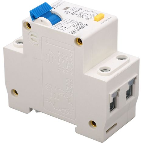 Disjoncteur différentiel 1P+N 32A 30mA type AC, protection contre les fuites à courant résiduel, interrupteur automatique modulaire 230V, disjoncteur miniature. (1/5)